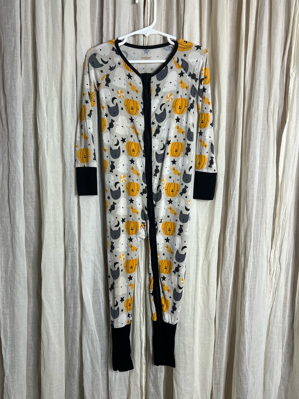 Little Sleepies Boo Crew Zippy Bamboo Pajamas
